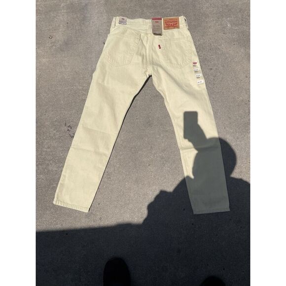 Levi's 502 Pants Men's 30x30 Yellow Denim Jeans Reg Tapered Yellow NEW! TAGS - Picture 10 of 16